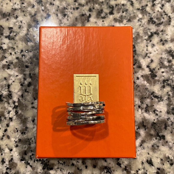 James Avery Jewelry - James Avery Stacked Hammered Ring - size 9.5